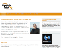 Tablet Screenshot of computer-sense.net